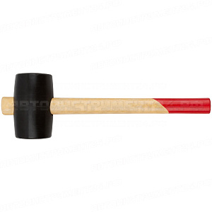 Киянка резиновая, деревянная ручка 50 мм ( 300 гр )