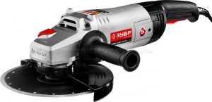 Углошлифовальная машина (болгарка), плавный пуск, 230 мм, 6000 об/мин, 2600 Вт, ЗУБР