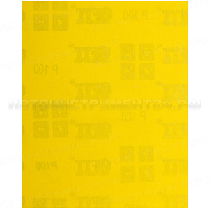 Листы шлифовальные на бумажной основе, алюминий-оксидный абразивный слой 230х280 мм, 10 шт. Р 100