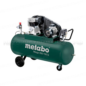 MEGA 350-150 D Компр.2.2кВт,320/м,400В,10б,150л Metabo