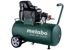 Basic 280-50 W OF Компрессор безмасл,1.7кВт,50л Metabo