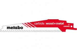 S956XHM 1 пилка CARBIDE метал+дер. HM 150/6-8 TPI Metabo