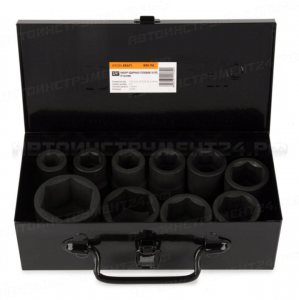 Набор головок ударных 3/4" 6-гранных 17-46мм 10 предметов