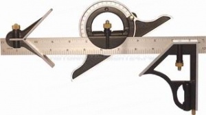 Угольник комбинированный с угломером 300мм 40320