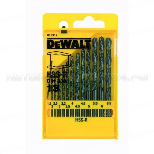 Набор свёрел HSS-R DeWalt DT 5912