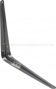 Уголок-кронштейн STAYER "MASTER", 300х250мм, серый