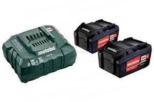 Basic-Set 4.0 (2 акк 4.0Ач 18В+ЗУ ASC 30-36) Metabo