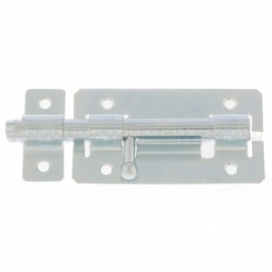 Задвижка дверная ЗД-01, цинк, (Металлист). Россия