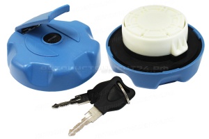 Крышка бака AdBlue "АТ" D=60мм с ключ. и защит., пластик, синяя (RENAULT,VOLVO, SCANIA 3020701221)