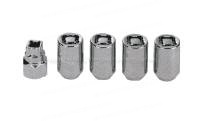 Набор секретных гаек на колесные диски 1/2"RH 5 предметов Forsage F-644205