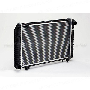 Радиатор охлаждения алюминиевый для автомобилей ГАЗ 3302 ГАЗель / Соболь (99-) (паяный) LUZAR, LRc 0342b