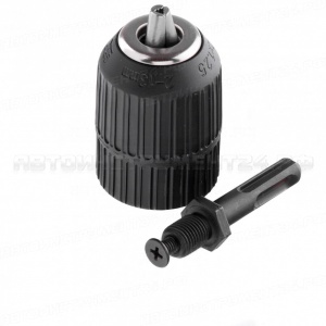 Патрон для дрели БЗП 2-13 мм, М12 х 1,25, адаптер SDS PLUS .СИБРТЕХ