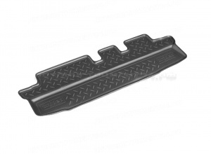 Коврики Hyundai Santa Fe III 2012 7 мест, 3 ряд, борт. чер АВС NPA00-C31-521