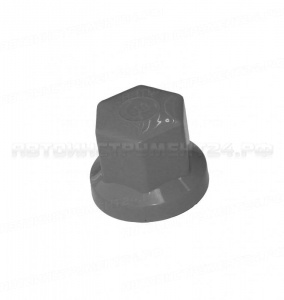 Колпачёк на колесную гайку 32 мм низкий, серый