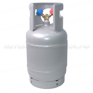 Баллон для сбора фреона, с вентилем, 12,5 л.