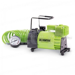 Компрессор автомобильный АЛЛИГАТОР, металлический, 12V, 180W, производ-сть 40 л./мин., шланг 4 м., п