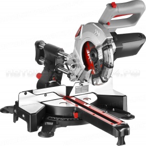 Пила торцовочная, ЗУБР ЗПТ-190-1200 ПЛ, d= 190 x 20 мм, 1100 Вт, 5000 об/мин, с протяжкой