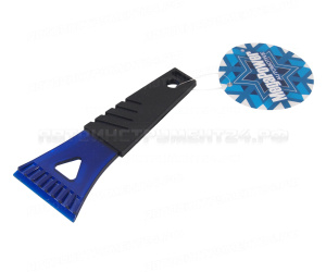 Скребок M-71014BL для льда, длина 18см, ширина лезвия 8см BLUE MEGAPOWER /1/200 NEW