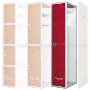 Шкаф одёжный односекционный (без боковой стенки)