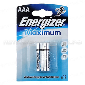 Элемент питания AAA: LR03-BC2 ALKALINE MAXIMUM 1,5V ENERGIZER /2/24