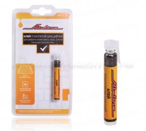 Клей токопроводящий (Ni) для ремонта нитей обогр. задн. стекла, 4 гр. AIRLINE, AG-CC-01