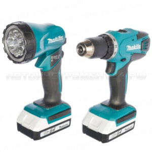 Аккумуляторная дрель-шуруповерт Makita DF457DWLE