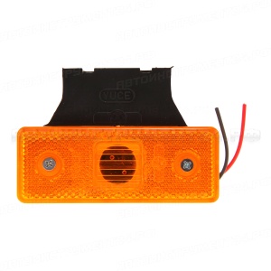 Фонарь габаритный с кронштейном, желтый