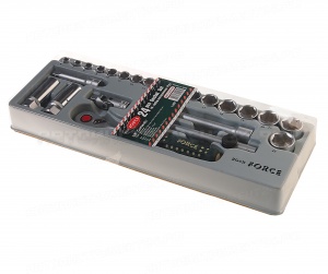 Набор инструмента RF-T3251-5: 3/8"DR 6-гранных в лотке 24пр. ROCKFORCE /1/2