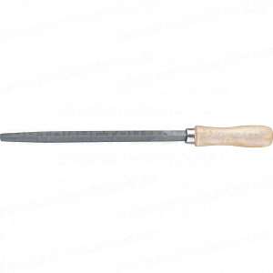 Напильник трехгранный, 150 мм, деревянная ручка. СИБРТЕХ