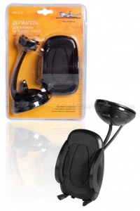 Держатель для телефона на лоб. стекло/торпедо на металлической штанге AIRLINE, AMS-U-13