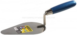 Кельма STAYER "PROFI", "овал", нержавеющее полотно, деревянная рукоятка