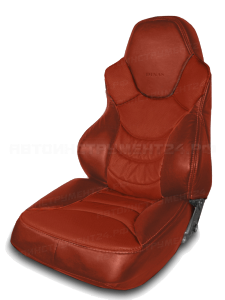 Чехлы универсальные №3 к/з (коричневый/коричневый) "Динас"