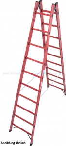 Диэлектрическая двухсторонняя стремянка 2х12 Krause STABILO, 819758