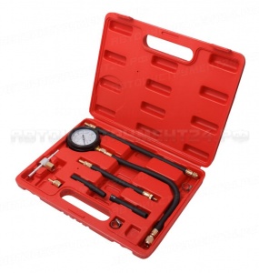 Набор для измерения давления топлива (0-7bar) 8 предметов в кейсе. Forsage F-946G08
