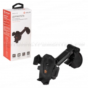 Держатель для телефона на торпедо/лоб. стекло присоска-липучка AIRLINE, AMS-U-15