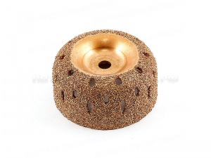 Шлифовальная полусфера для покрышек и камер 75х40 мм , зерно 36