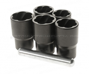 Набор головок для поврежденных болтов 6 предметов JTC