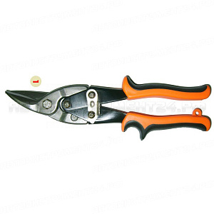 Ножницы по металлу леворежущие 250 мм (оранж.) 24022