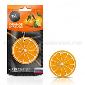 Ароматизатор подвесной пластик "Сочный фрукт" апельсин AIRLINE, AFFR088