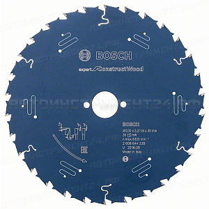 Пильный диск Expert for Construct Wood 230x30x2.2/1.6x30 T, 2608644338