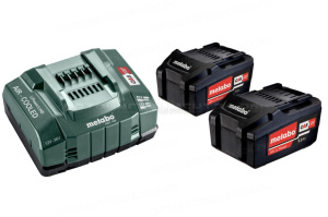 Basic-Set 5.2 (2 акк 5.2Ач 18В+ЗУ ASC 30-36) Metabo