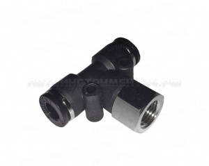 Фитинг тройник трубки ПВХ ( внутренная резьба ) M16*1,5 d-10 (уп. 10 шт.)