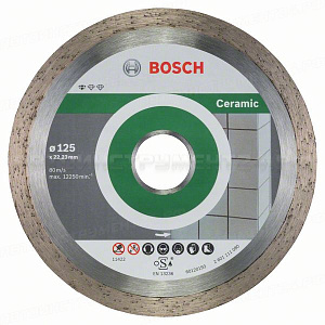 Алмазный диск Standard for Ceramic125-22,23, 10 шт в уп., 2608603232
