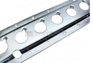 Такелажная рейка для крепления груза L=3000 мм стальная