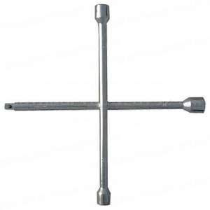 Ключ-крест баллонный, 17 х 19 х 21 х 22 мм, толщина 14 мм. СИБРТЕХ