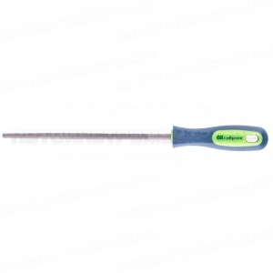 Напильник, 200 мм, круглый, двухкомпонентная рукоятка, №2. Сибртех