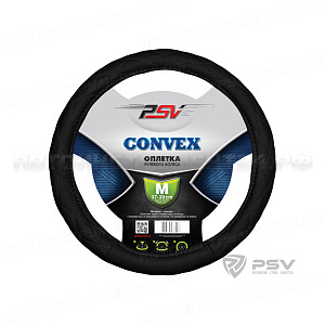 Оплётка на руль CONVEX (Черный) M