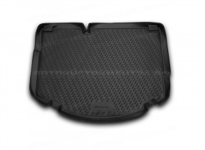 Коврик багажника Citroen C3/ C3 Picasso 2009 борт. чер НЛ CARCRN00008