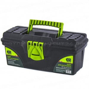 Ящик для инструмента, 324 х 165 х 137 мм, 13", пластик, Россия. СИБРТЕХ