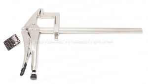 Зажим гейферный струбцинного типа 10"-250мм (захват:0-280мм) Forsage F-66250